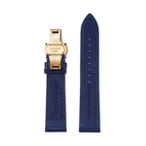 Blue Nappa Leather Watch Strap | Rose Gold Clasp