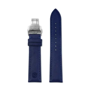 Blue Nappa Leather Watch Strap | Stainless Steel Clasp