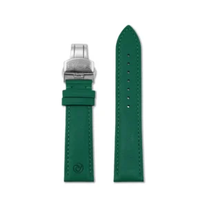 Green Nappa Leather Watch Strap | Stainless Steel Clasp