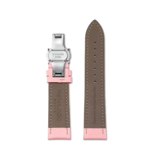 Pink Nappa Leather Watch Strap | Stainless Steel Clasp