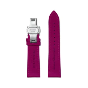 Purple Nappa Leather Watch Strap | Stainless Steel Clasp