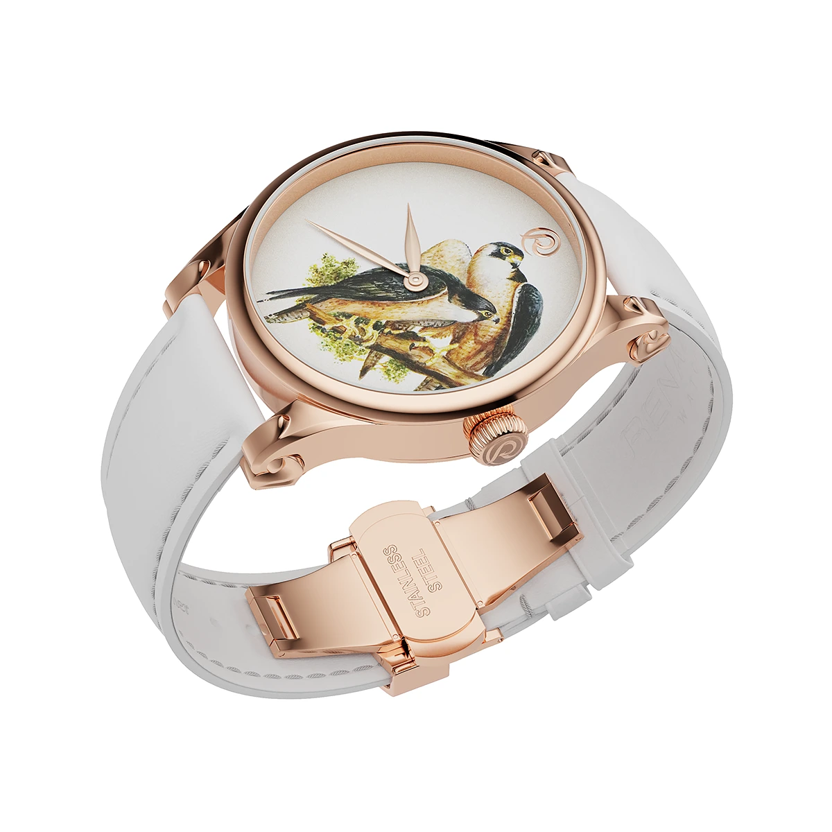 Renazco-Renaissance Collection-Hand Painted Falcon Watch - Image 4