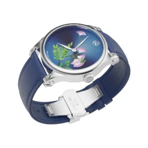 Renazco-Renaissance Collection-Hand-Painted Calliandra Flower Watch