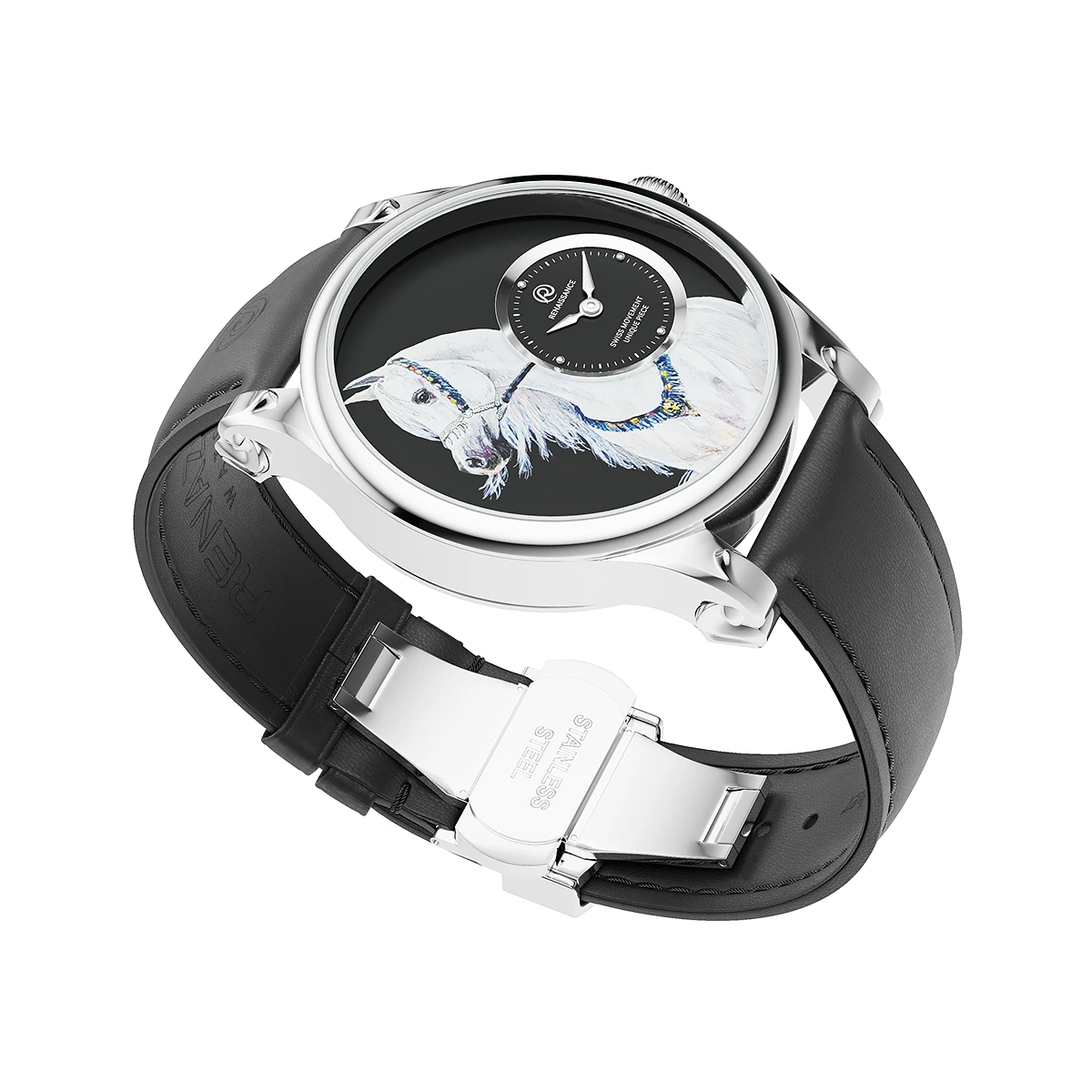RENAZCO Renaissance-Hand-Painted Arabian Horse Watch - Image 3