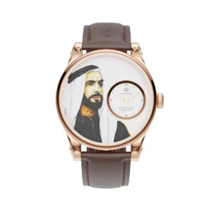 RENAZCO Renaissance-Hand-Painted Sheikh Zayed Portrait Watch