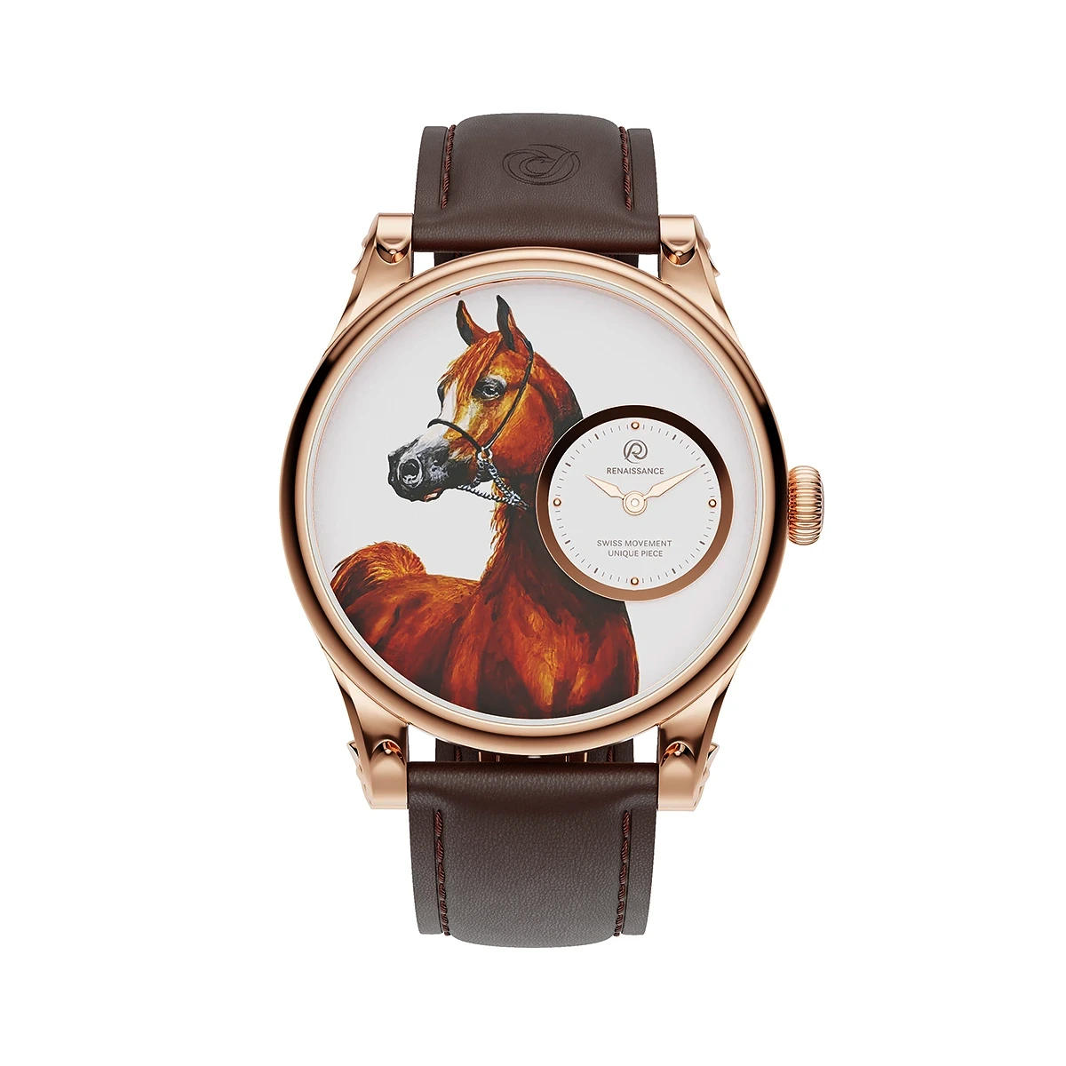 RENAZCO Renaissance-Hand-Painted Arabian Horse Watch