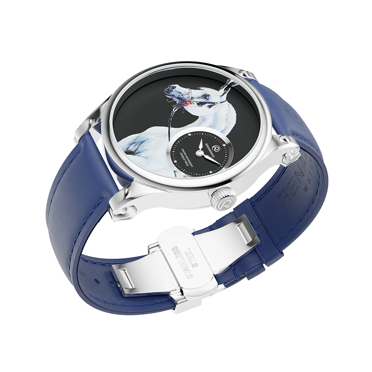RENAZCO Renaissance-Hand-Painted Arabian Horse Watch - Image 5
