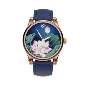 Renazco-Renaissance Collection-Hand-Painted Lotus Flower Watch