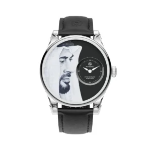 RENAZCO Renaissance-Hand-Painted Sheikh Mohammed bin Zayed Portrait Watch