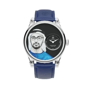 RENAZCO Renaissance-Hand-Painted Sheikh Mohammed bin Zayed Portrait Watch