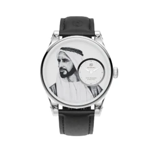 RENAZCO Renaissance-Hand-Painted Sheikh Zayed Portrait Watch