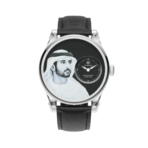 RENAZCO Renaissance-Hand-Painted Sheikh Hamdan bin Mohammed Portrait Watch